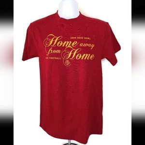 Trojans USC Football  Men's T-Shirt  Rose Bowl 2009   Home away from Home Size S